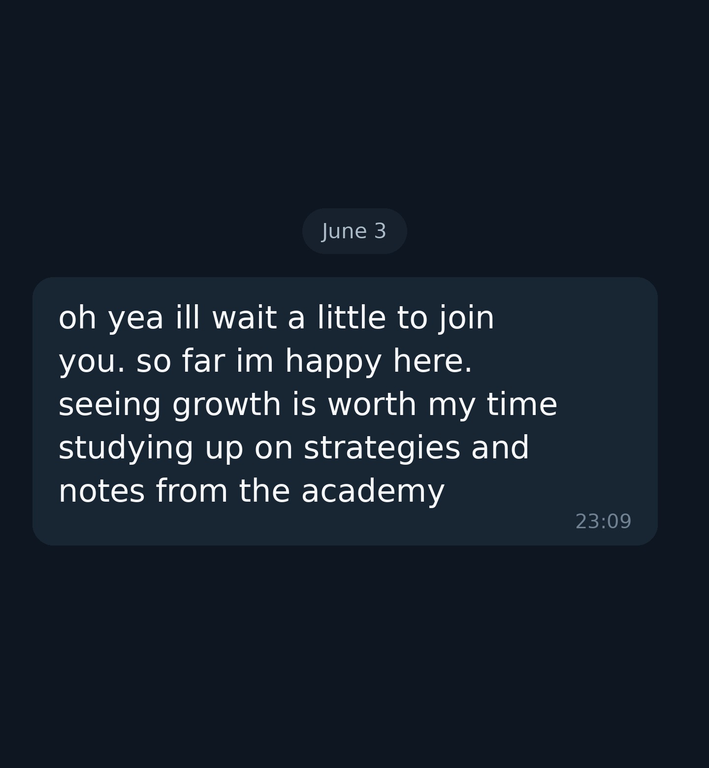 Growth worth studying the academy